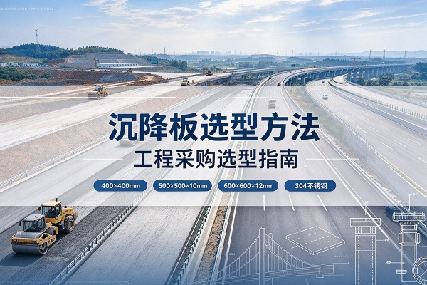 港口沉降板选择方法
